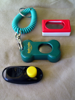 A selection of clicker tools. Image courtesy of Wikipedia.com.